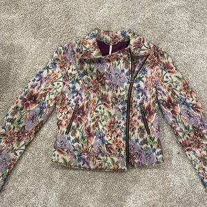 Free People Floral Blazer, Size 4